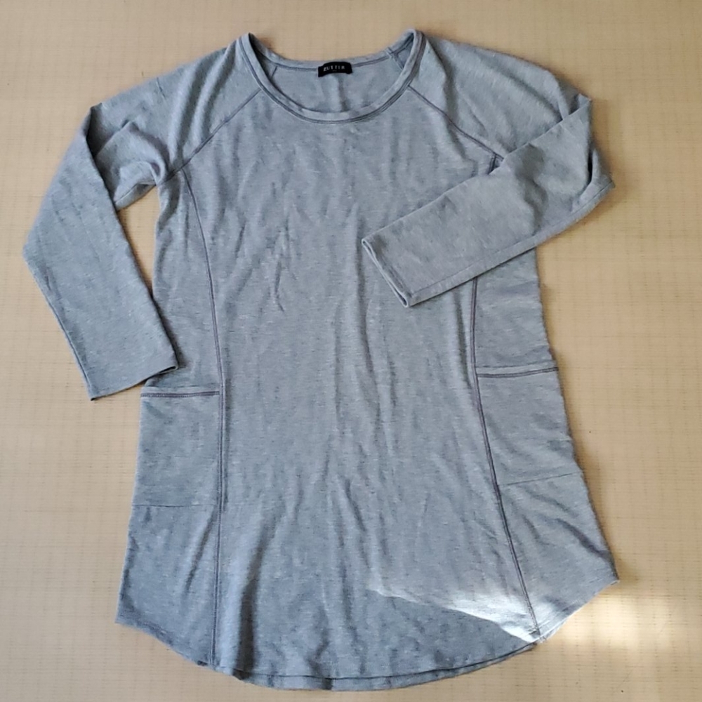 ★Oversized Long Sleeve Grey Dress
